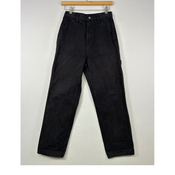 J. Galt Pants - Streetwear J. Galt Womens S Black Carpenter High Rise Straight Leg Utility Pants